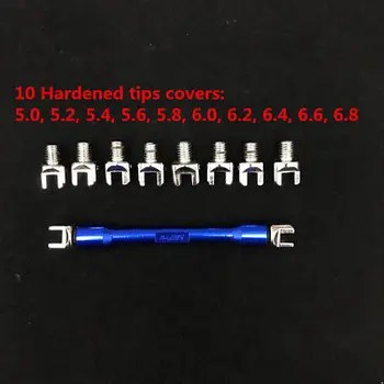

Spoke Spanner Wrench Tensioner Adjuster Tools Covers Spanner 5.2-6.8 Fit for Motorcycle Dirt Bike CRF KTM