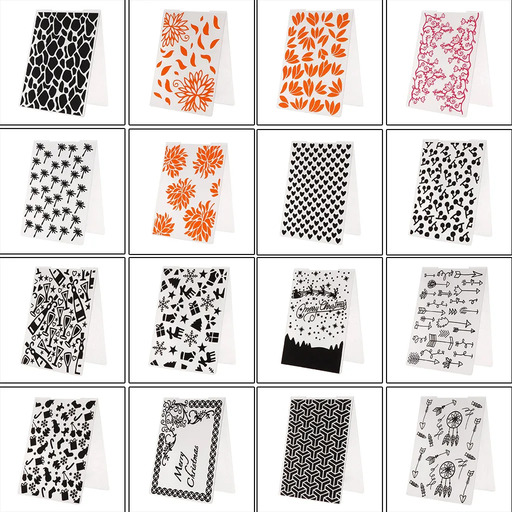 

Lace Pattern Plastic Scrapbook Embossing Folder DIY Craft Template Stamp Paper Cards Photo Album Making Tool Embossing Folders