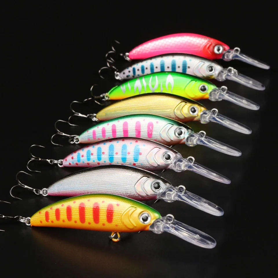 

WALK FISH Professional Minnow Hard Fishing Lures Bait 8color 5cm 5.5g Minnow depth1-3m Swim Bait