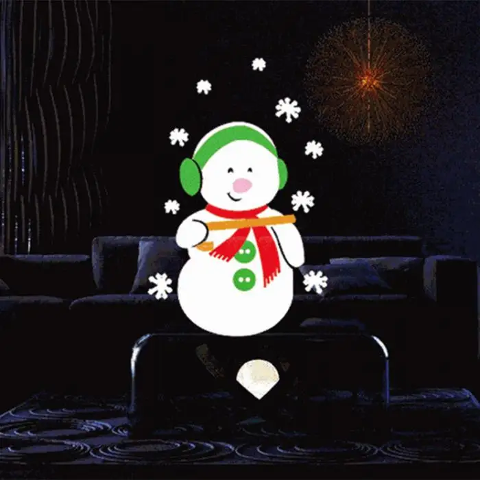 Рождественский свет проектора Водонепроницаемый украшения открытый светодио дный свет мультфильм лампы проектора для Пейзаж сада для