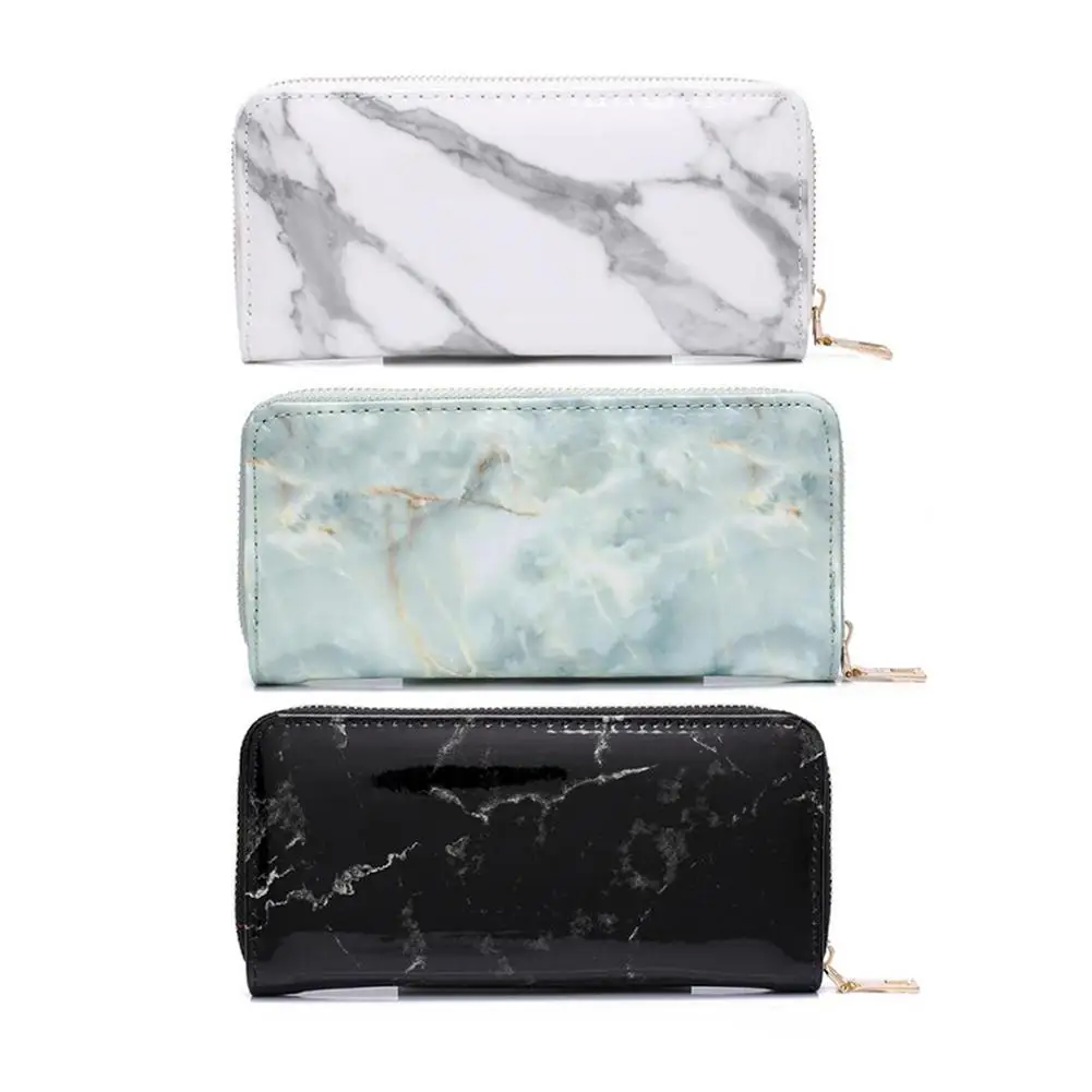 

Marble Pattern Evening Clutch Bags Long Zipper Party Handbag Card Wallet Leather Clutches Bag For Women Girl Lady Leather Bags