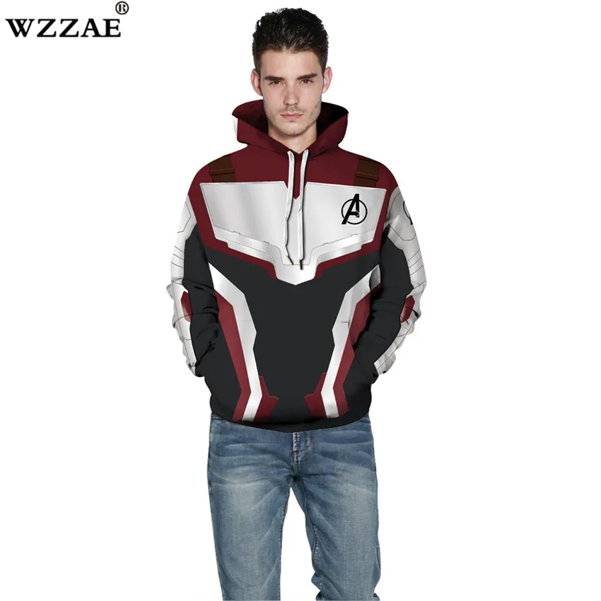 3D Marvel Sweatshirt Avengers Endgame Sweat Men Women Hip Pop Street Hoodies Hooded Harajuku Streetwear Punk Chic Clothes