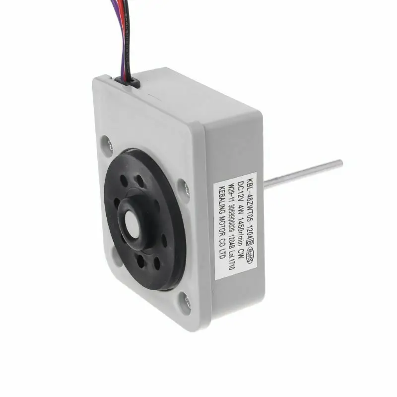

1Pc Refrigerator Fan Motor DC 12V Refrigerator Fan Motor 4W 1450r/min KBL-48ZWT05-1204 Refrigerator Fan Motor For TCL Homa