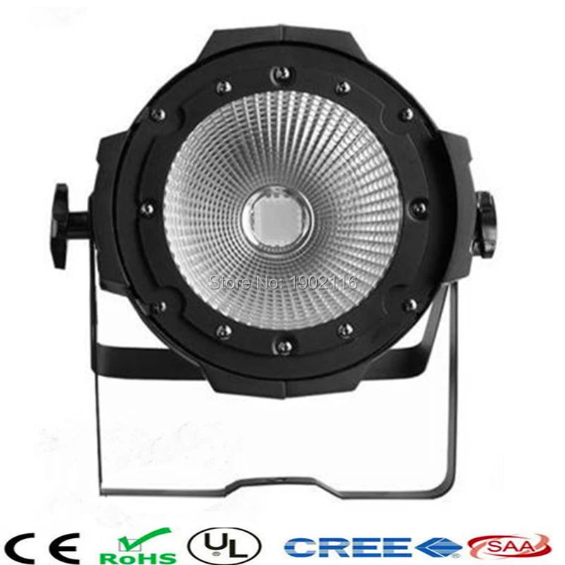 HOT 100W Led COB Par Light/100W High Brightness Aluminium Warm White and white 100W Cob Led Par Lights Dmx Stage lights par led