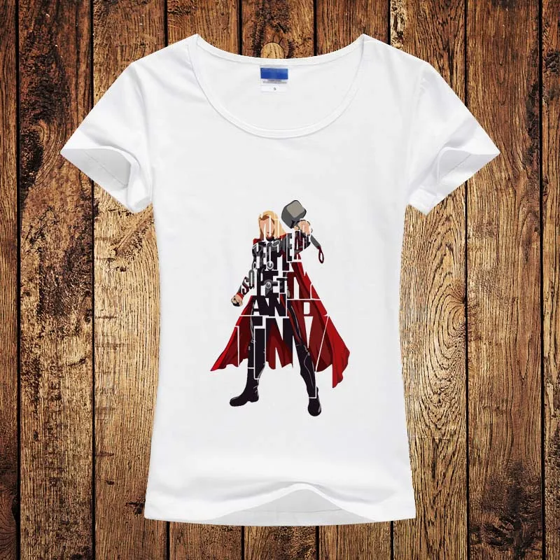 Shirt Women Cool Comic Thor Movie 