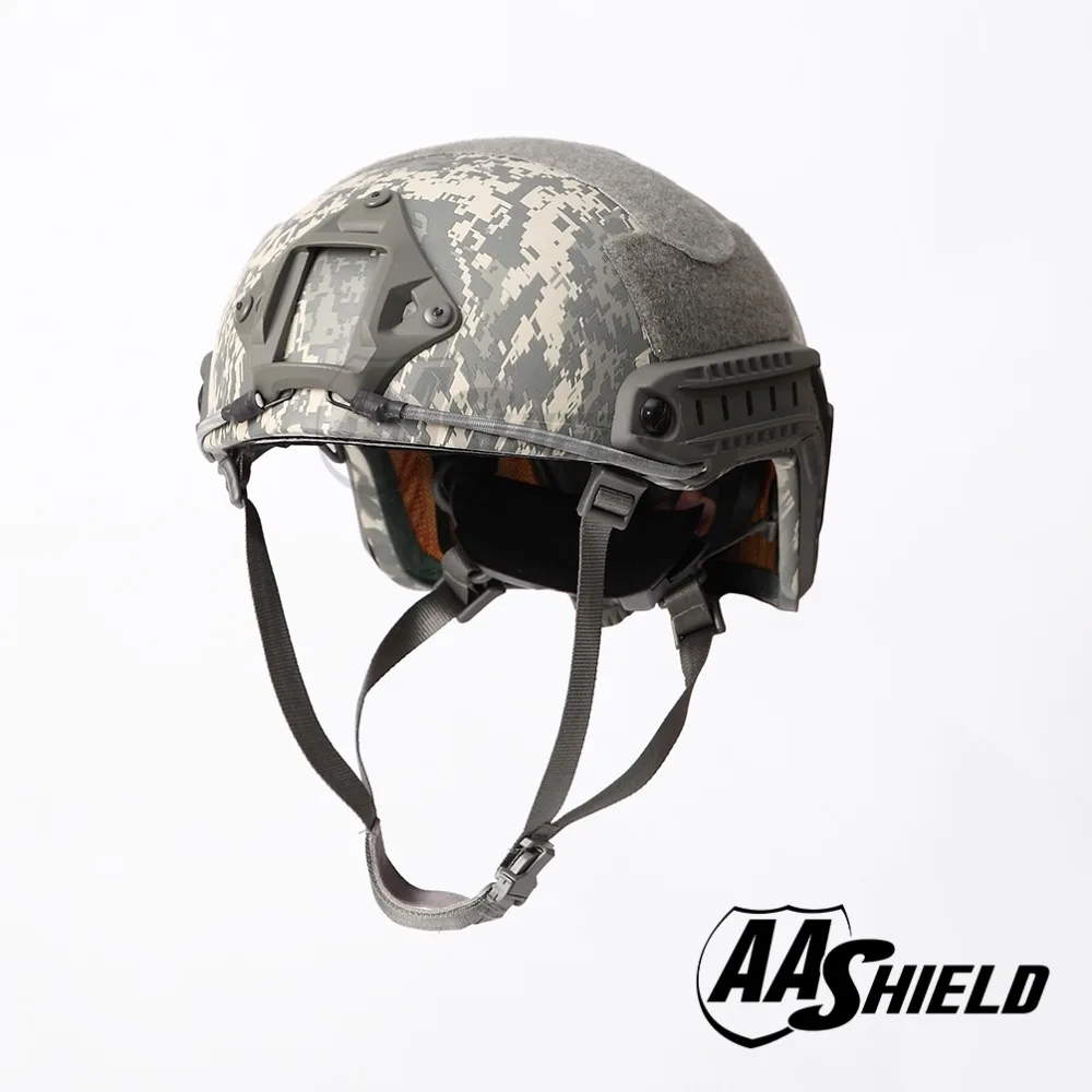

AA Shield Ballistic ACH High Cut Tactical TeijinHelmet Bulletproof FAST Aramid Safety NIJ Level IIIA Military Army ACU