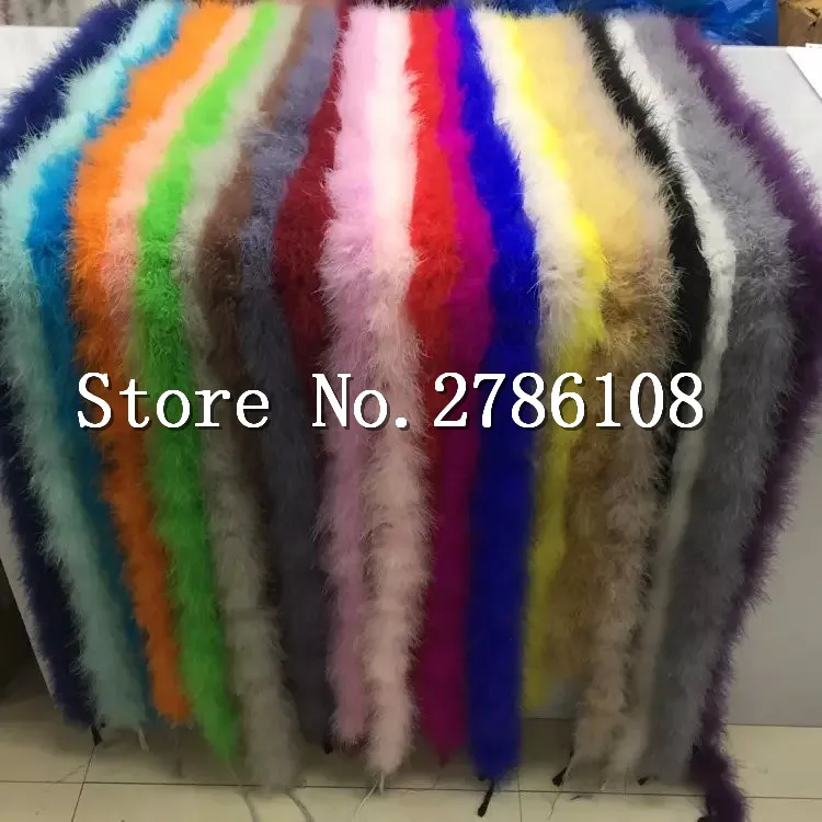 

10pcs 200cm Chicken Feather Strip Wedding Marabou Feather Boa,Burlesque Fancy Dress,party decoration 15colors available
