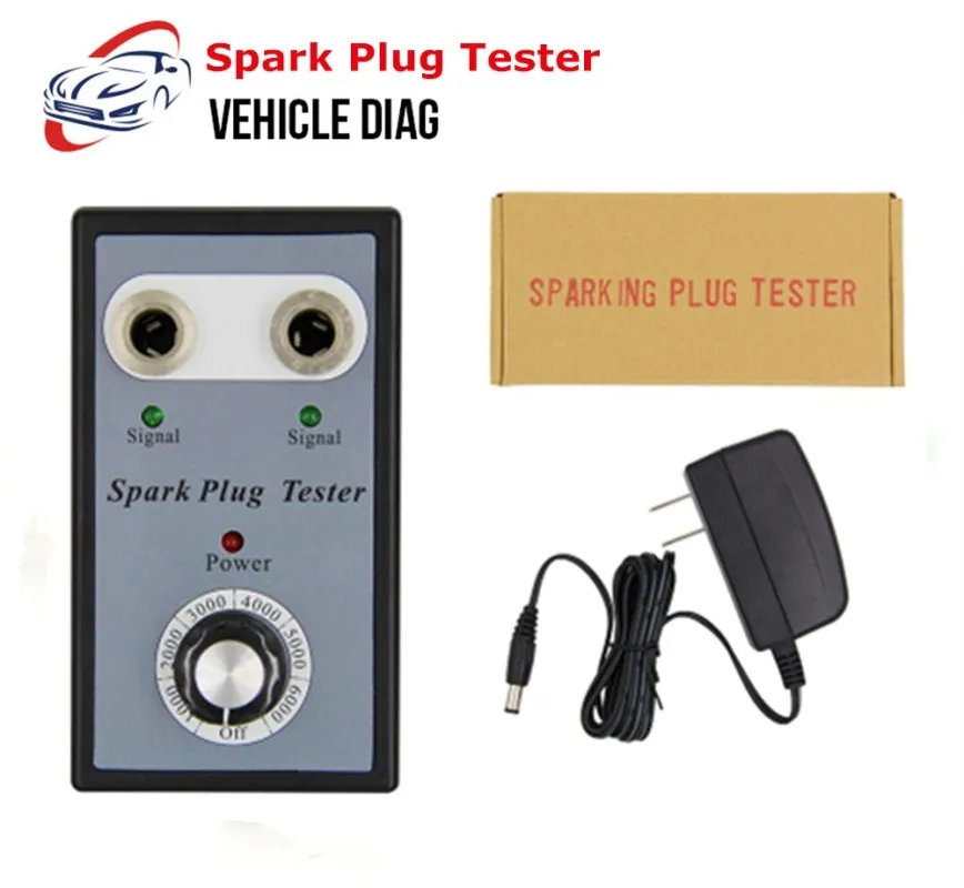 

Double Hole Spark Plug Tester Ignition Testers Automotive Diagnostic Tool Analyzer for 12V Gasoline Vehicles Petrol Car