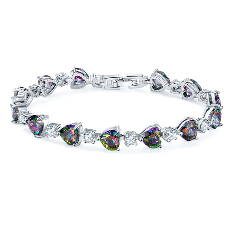 

Fashion party jewelry 2019 New Small droplets of love Crystal from Swarovski Bracelet Shape Simple Flower Women Sweet gift