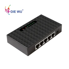5 RJ45 порты Настольный gigabit Ethernet-коммутатор Быстрый сетевой коммутатор сетевой концентратор с петлей предупреждение 10/100/1000 Мбит