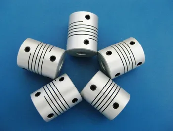 

New Aluminum alloys Elastic thread coupler for Encoder special coupling or servo & stepper motor size D=18 L=25 D1&D2 3 to 8mm