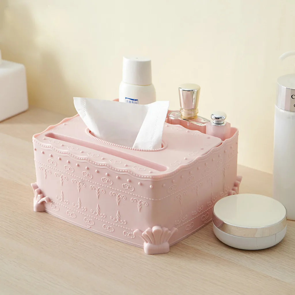 

Napkin Tissue Holder Tissue Storage Box Paper Dispenser Tissue Holder Air Conditioner Remote Control Case For Office Home Decor
