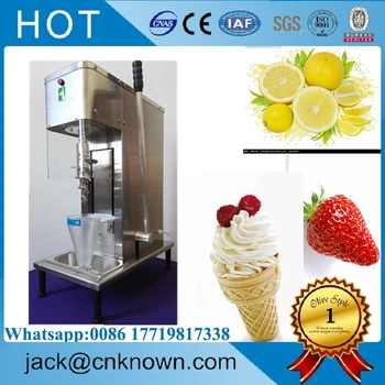 

Commercial table model 930 ml mixing bowl capacity frozen yogurt blending machine ice cream mixer