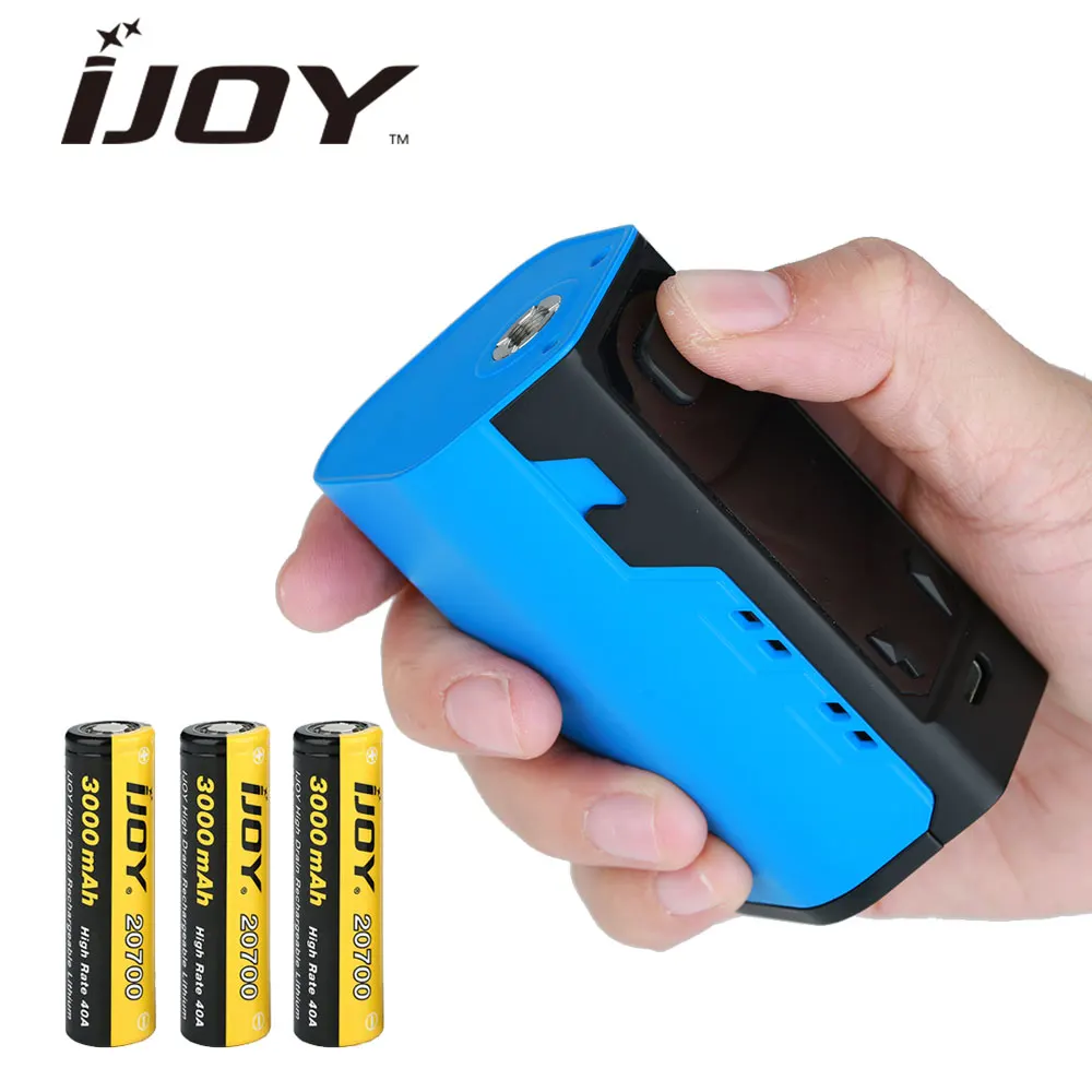 

Original IJOY Captain X3 324W 20700 TC MOD 9000mAh with Big Color OLED Screen & 3pcs 3000mAh Battery Electronic Cigarette Mod