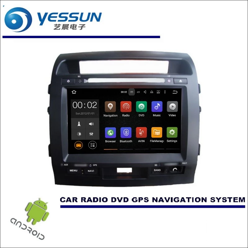 

YESSUN For Toyota Land Cruiser LC200 2008~2013 CD DVD GPS Player Navi Radio Stereo HD Car Multimedia Navigation Wince / Android