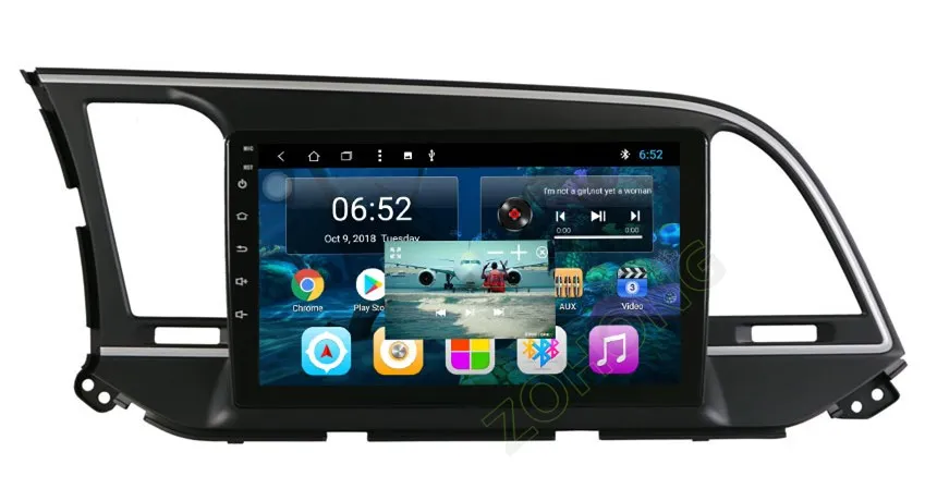 2.5D PIP Octa 8 ядерный Android автомобильный мультимедийный dvd-плеер для hyundai Elantra Автомобильный gps навигатор Авторадио wifi карта