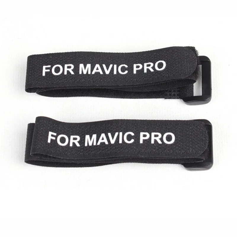 Stabilizer Fixing Strap For DJI Mavic 2 Pro Motor/Propellers Clip Belt Holder Transports Protection 2 Pcs/Pair New In Stock - Цвет: Black