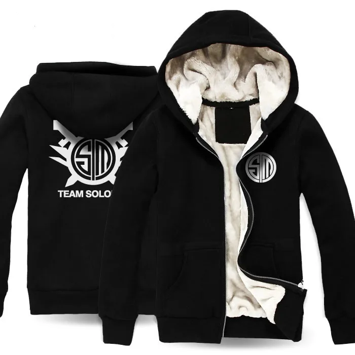 aliexpress com buy lol team tsm cosplay costume black gray thick