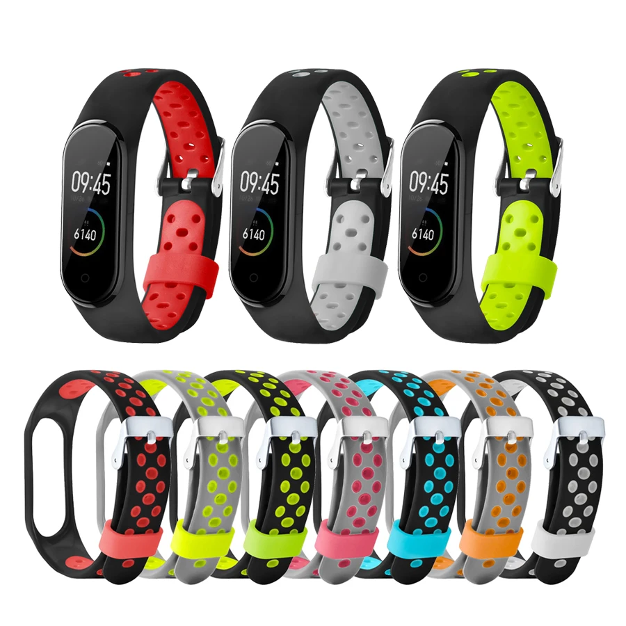 Ремешок для Xiaomi Mi Band 4 Смарт аксессуары 3 сменный ремешок смарт браслета