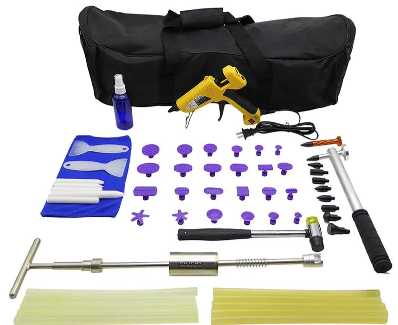

Body repair tool press set 57 pieces repair compound gasket puller PDR tool