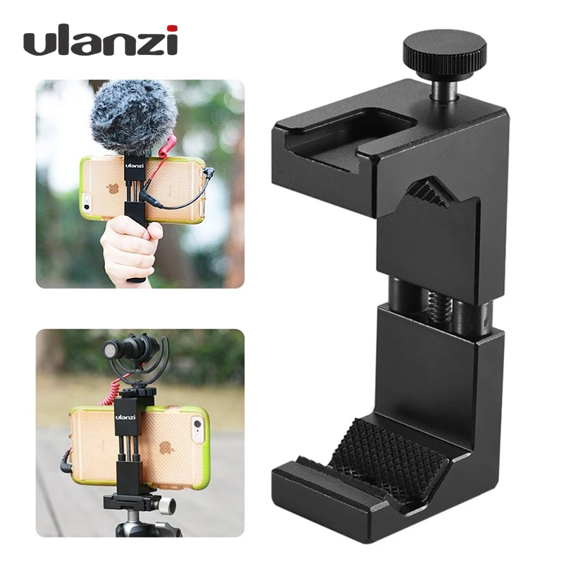 Ulanzi font b Smartphone b font Tripod Mount Aluminum Metel Universal Smart Phone Tripod Adapter Handle