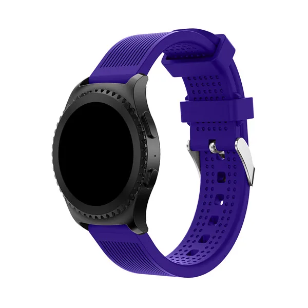 Силиконовый браслет ремешок для Garmin Forerunner 245 245 м музыка 645 Смарт часы сменный ремешок спортивный резиновый браслет ремень - Цвет ремешка: Purple