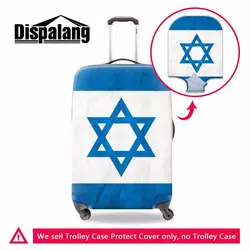 Dispalang толщиной портативный эластичные камера защитная крышка Израиль Флаг узор Водонепроницаемый Путешествия Чемодан Крышка багажа
