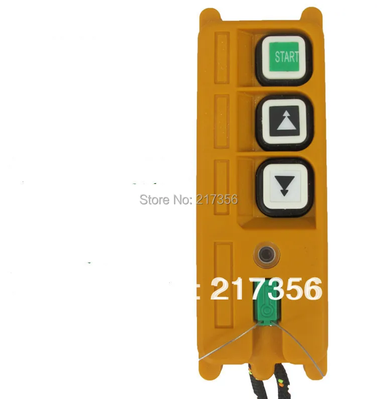 

F21-2D(include 1 transmitter and 1 receiver)2 Channels 2 Speed Hoist Industrial Wireless Crane Remote Control Up Down