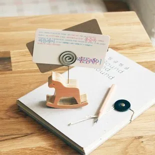 

Fast Delivery 50pcs/lot Wedding Favor Original Wood Styling Notes Folder Photo Folders Place Card Holder