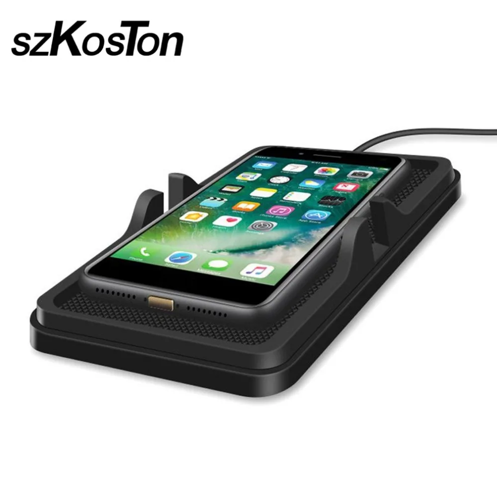 Qi Wireless For iPhone X 8 Phone accessory Fast Wireless Docking Dock Station Pad car holder for