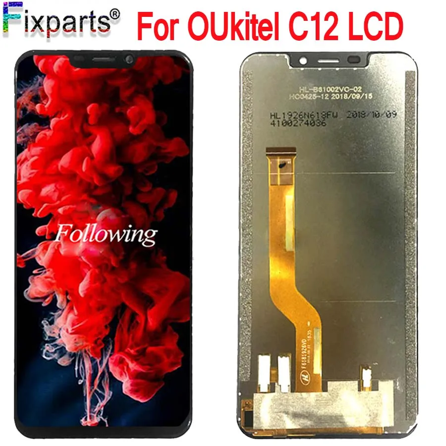 Сменный сенсорный ЖК-дисплей 6 18 дюйма для Oukitel C12 Pro | Мобильные телефоны и