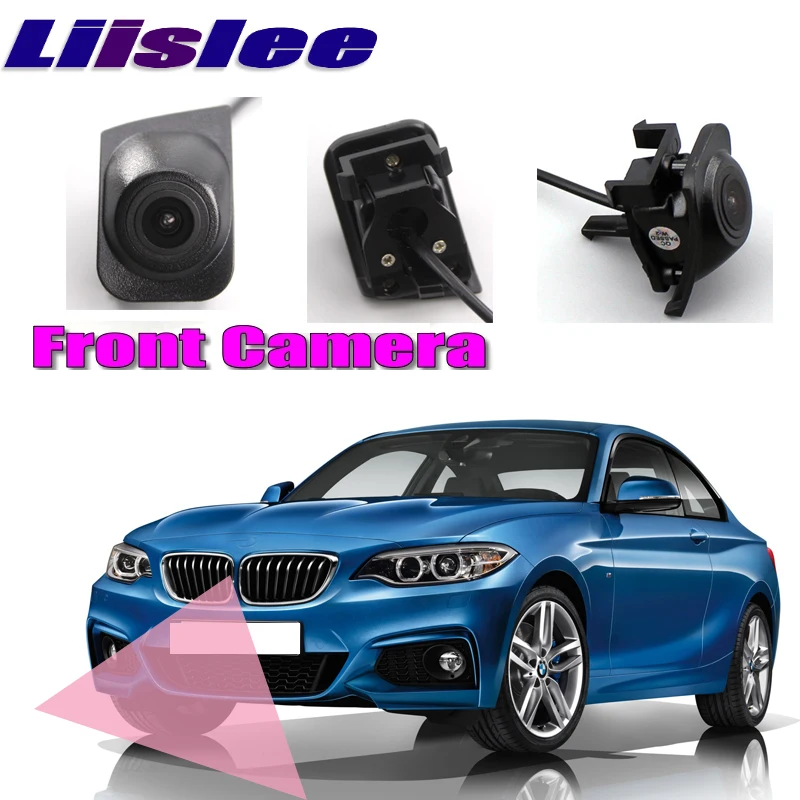 

LiisLee Car Front Camera CAM Hood Mesh For BMW 2 Series F22 2014-2018 15 16 Front Grille CAM DIY Manually Control Front Camera