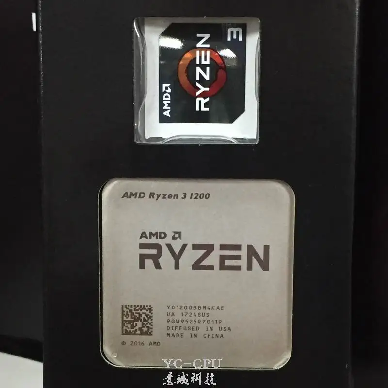 Процессор AMD Ryzen 3 1200 R3 1200 Процессор четырехъядерный разъем AM4 3,1 ГГц 10 МБ TDP 65 Вт кэш 14 нм DDR4 Настольный YD1200BBM4KAE