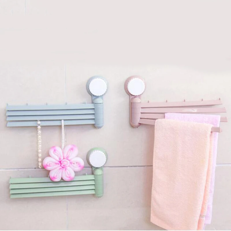 

New Rotatable Towel Rack Multi-functional Towel Bar Hanging Holder Organizer Bathroom Kitchen Cabinet Cupboard Hanger Rack