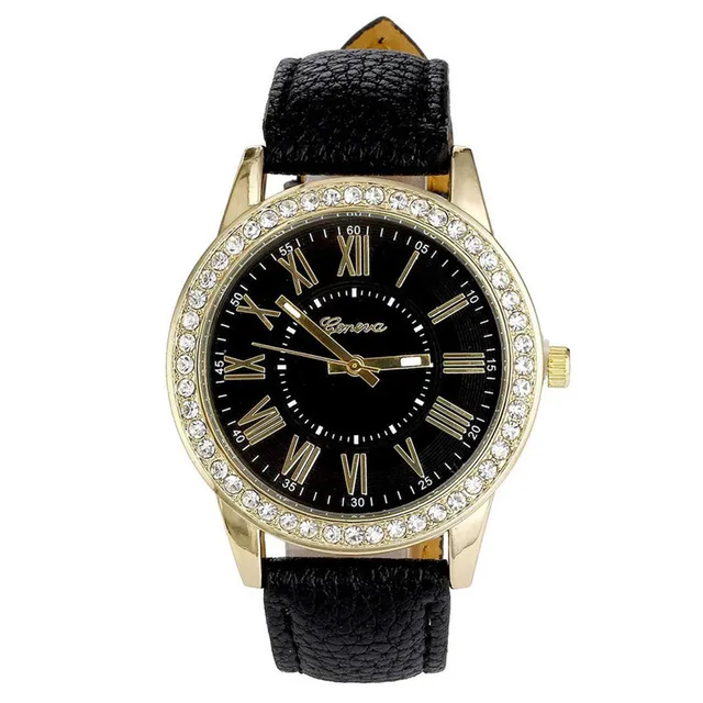 Women's Leather Band Roman Rhinestone Quartz Wrist Watch Watches Leather Rhinest Women's Leather Band Roman Rhinestone Quartz Wrist Watch Watches Leather Rhinest
