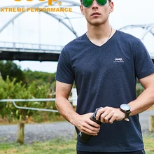 Jeep полиэстер футболка с коротким рукавом Мужская быстросохнущая ледяной шелк охлаждения очень большой размер Рыбалка Открытый T-Ham