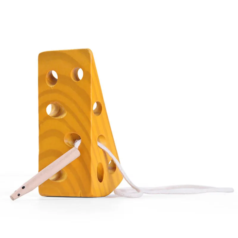 New Wooden Baby Toys Baby Wearing Thread Cheese Toy Baby Educational Toys New Wooden Baby Toys Baby Wearing Thread Cheese Toy Baby Educational Toys