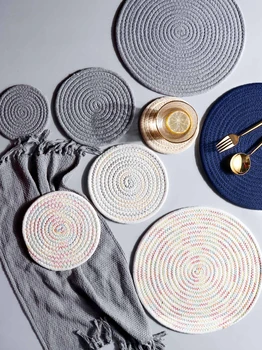 

Household Table Mat Heat-resistant and Hot-proof Pot Mat Dish Mat Japanese Cup Mat Placemat Kitchen Aid Dining Table Mat