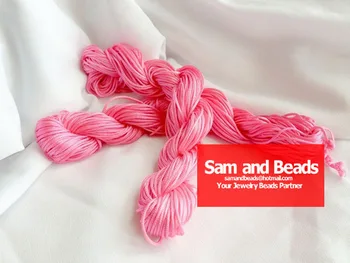 

1U Pick! Quality ! 1.5mm Chinese Knot Nylon Macrame Thread Cord Wire Beading Bracelet 20YDs Pink Free Shipping