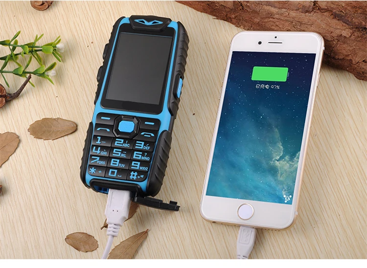 Водонепроницаемый телефон Guophone A6 power Bank Мобильный телефон Bluetooth FM радио Телефон Прочный противоударный пылезащитный OTG Мобильный телефон