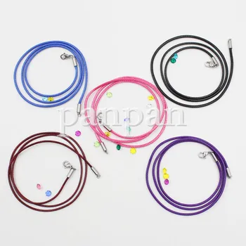 

Carvort 24"(60cm) Wax cord with Lobster Clasp Cord Necklaces( no locket)