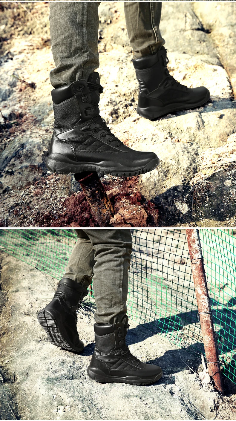 Humtto мужские армейские ботинки уличные тактические ботинки Водонепроницаемая горная обувь для восхождения треккинговые ботинки военные тренировочные тактические ботинки