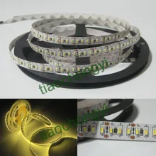 Супер яркая светодиодная лента 5 м 3014 SMD 1020, не водонепроницаемая, 12 В 204 светодиода/м, теплый белый