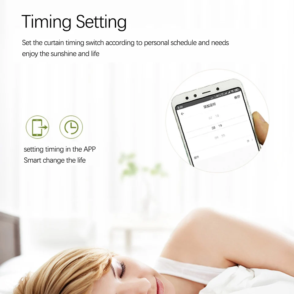 Wifi Smart Electric Curtain Motor+Dooya 433MHZ DC2700 Remote Controller Works with Amazon Alexa Google Home smart life/Tuya APP