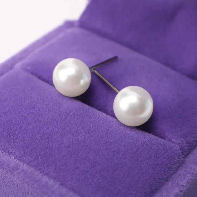 Brincos Fashion Imitation Pearl Stud Earrings for Women Cute Earring Party Daily Brincos Fashion Imitation Pearl Stud Earrings for Women Cute Earring Party Daily