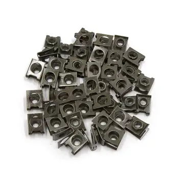

Uxcell a17031000ux0957 50 Pcs Dark Green Metal Motorcycle M6 U Nuts Fairing Clip Speed Fastener, Pack