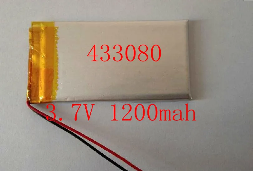 

Size 433080 3.7V 1200mah Lithium polymer Battery with Protection Board For iPhone 4G mobile phone Free Shipping