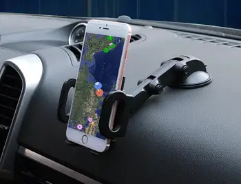

Durable 360 Rotation Phone Car Holder Universal Flexible Powerful Sticky Suction Stand Support Telephone Voiture