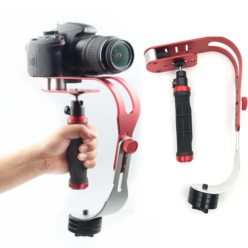 

Alloy Aluminum Mini Handheld Digital Camera Camcorder Stabilizer Video Steadicam Mobile DSLR 5DII Motion DV Steadycam for Gopro