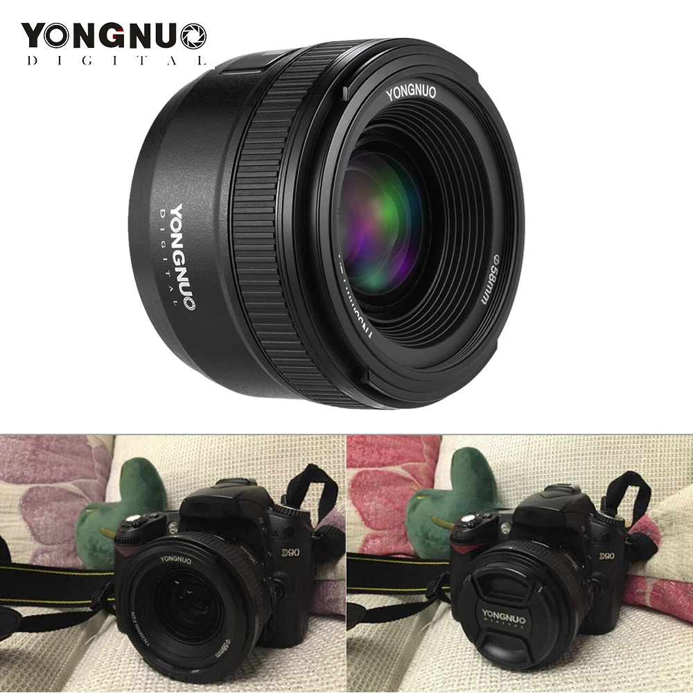 YONGNUO YN35mm F2.0 F2N объектив YN35mm AF/MF Фокус объектив для Nikon F крепление D7100 D3200 D3300 D3100 D5100 D90 DSLR камера YN35mm объектив